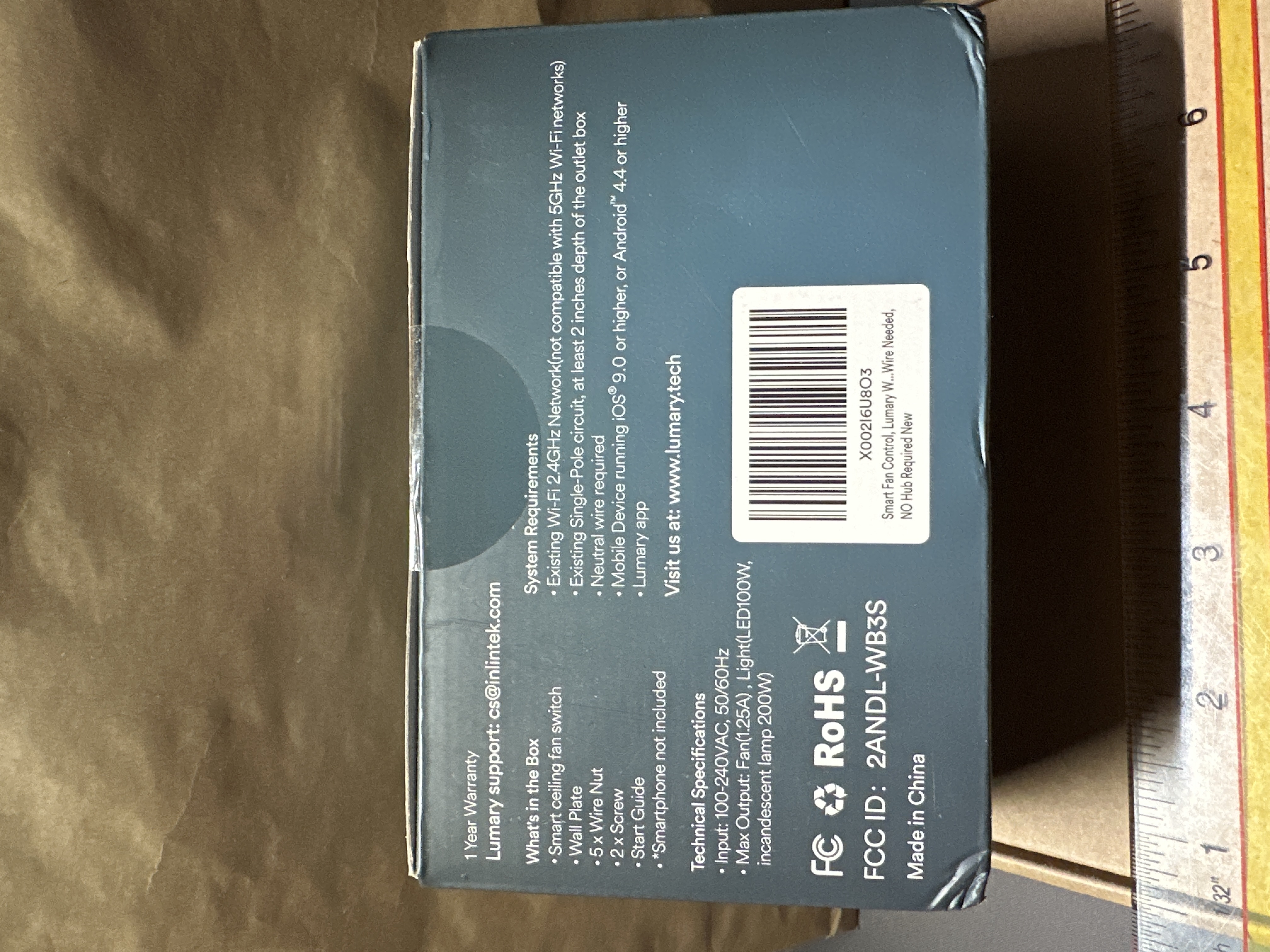 SMART Wi-Fi 4 SPEED CEILING FAN SWITCH — photo 1