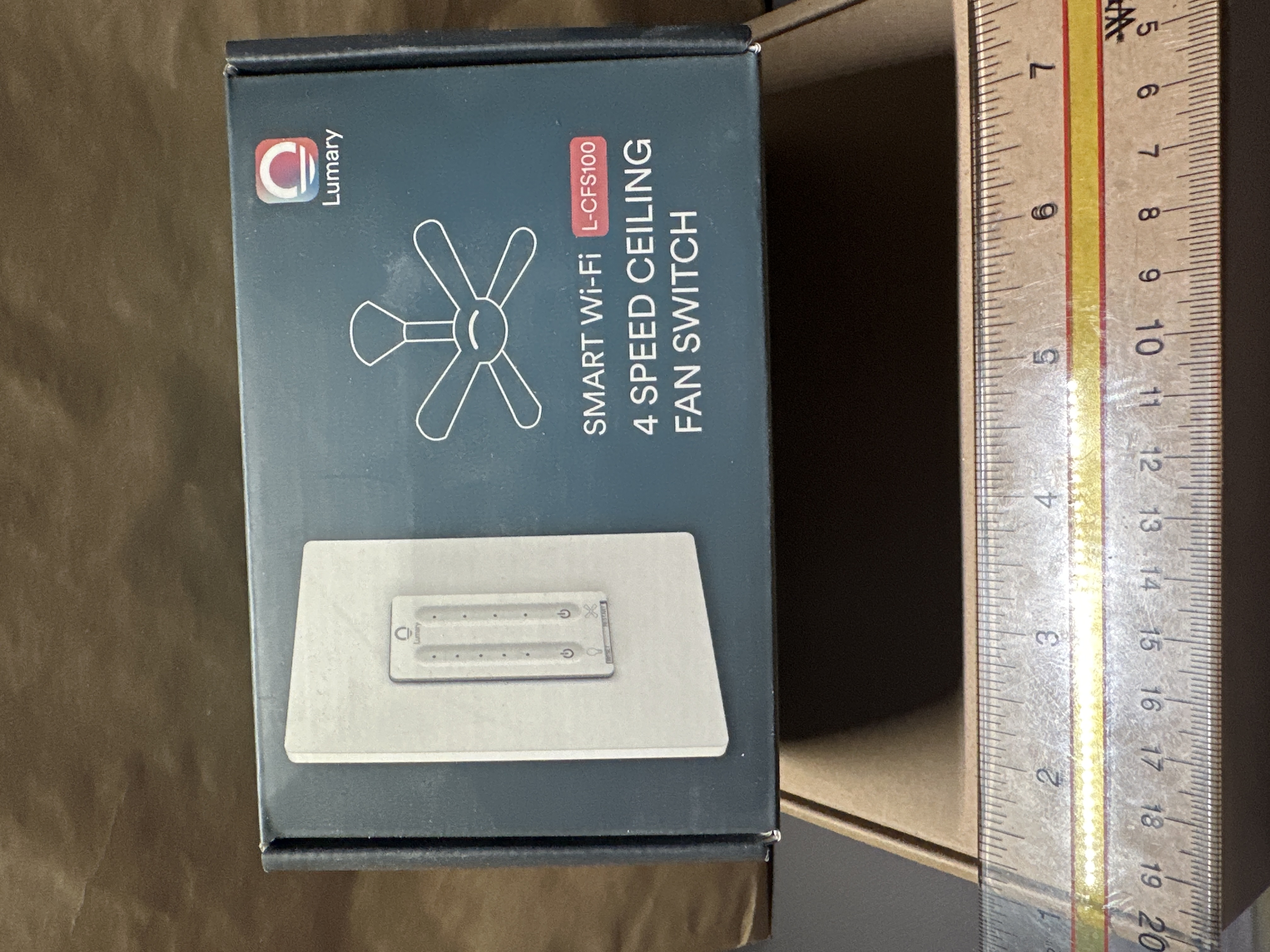 Lumary Smart Wi-Fi Ceiling Fan Switch (NEW) — photo 1