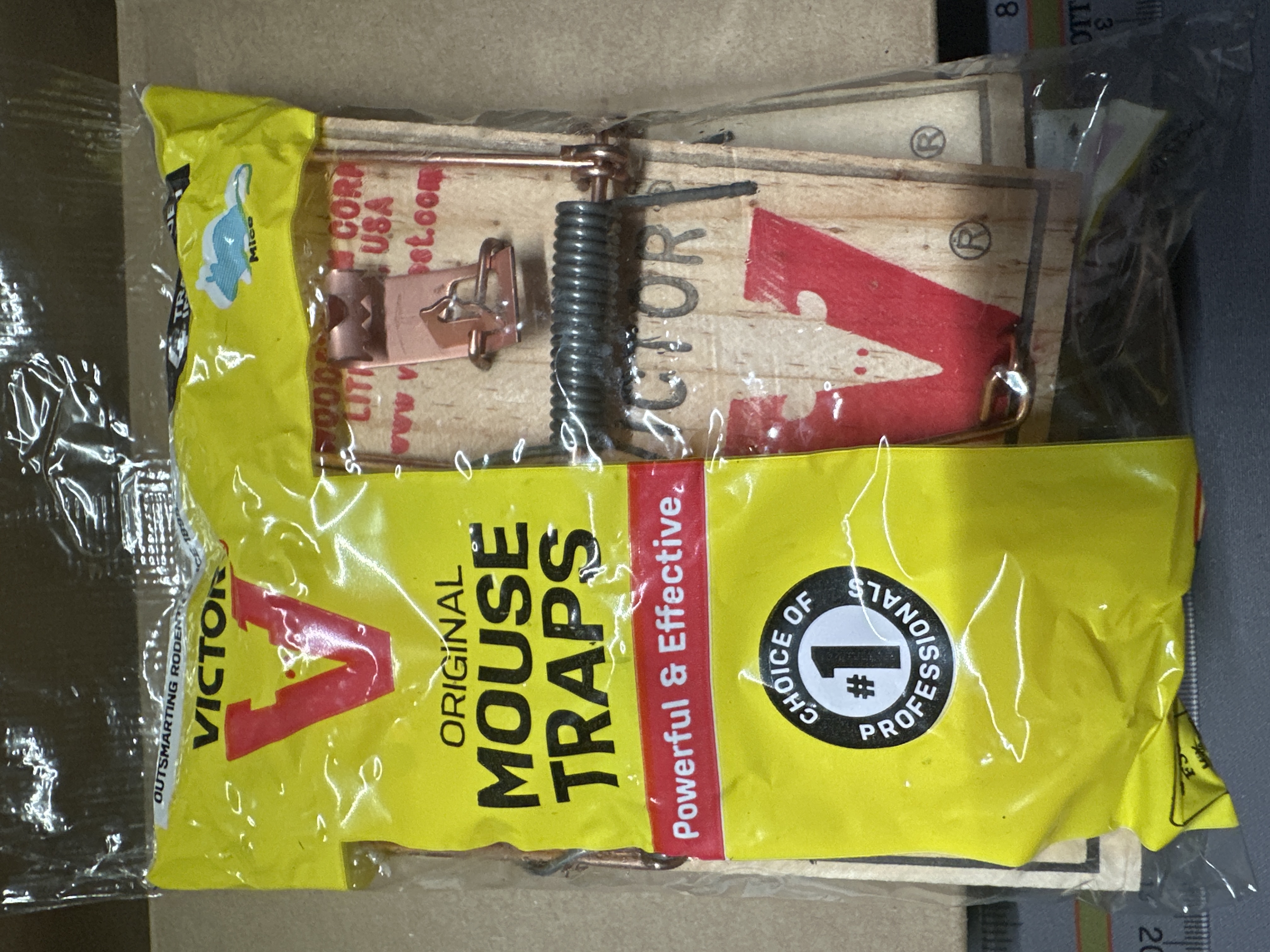 Victor Metal Pedal Mouse Trap - 4 COUNT