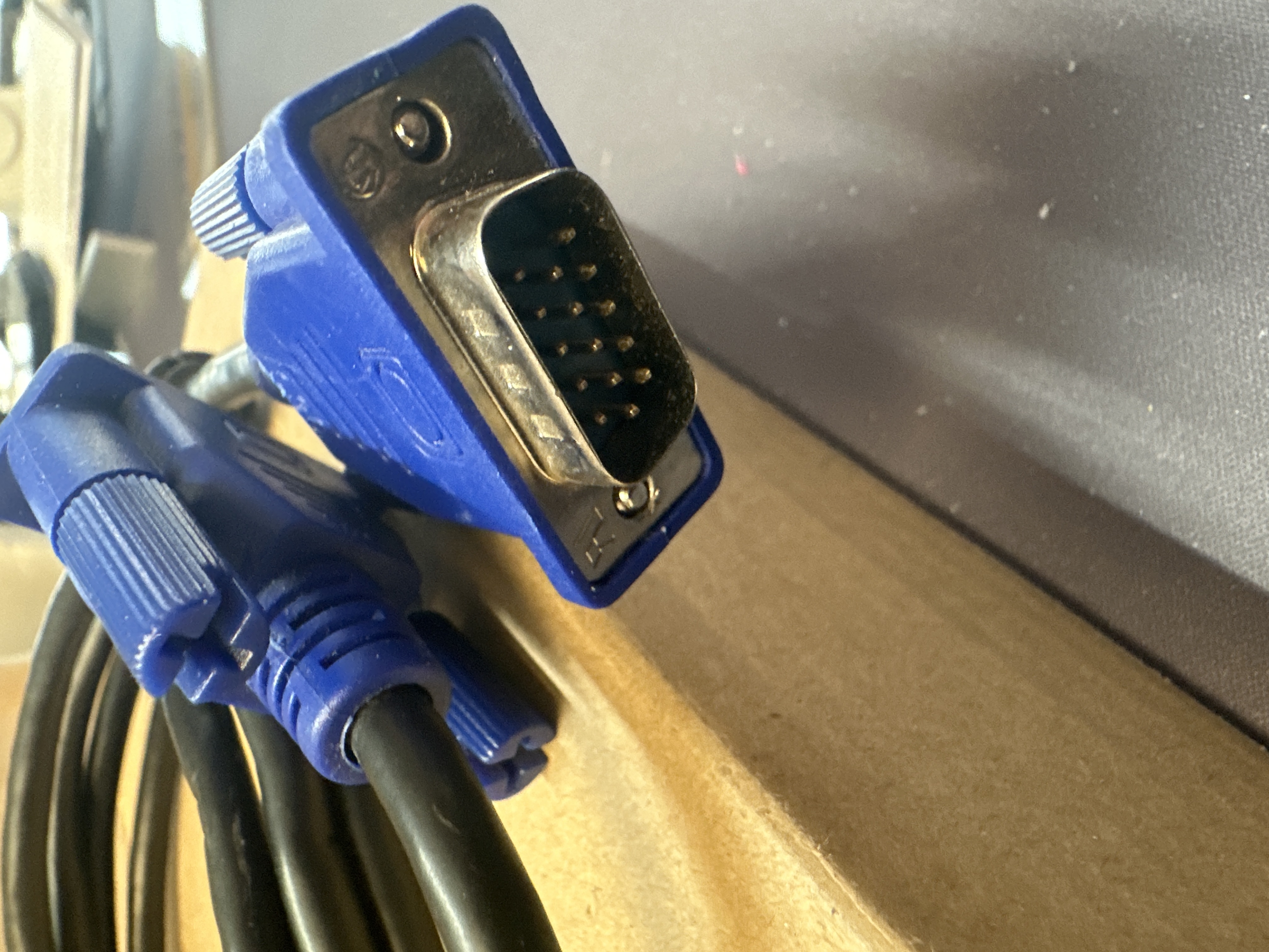 Dell 5FT 15-PIN HD VGA SVGA D-SUB Male to Monitor Video Cable — photo 2