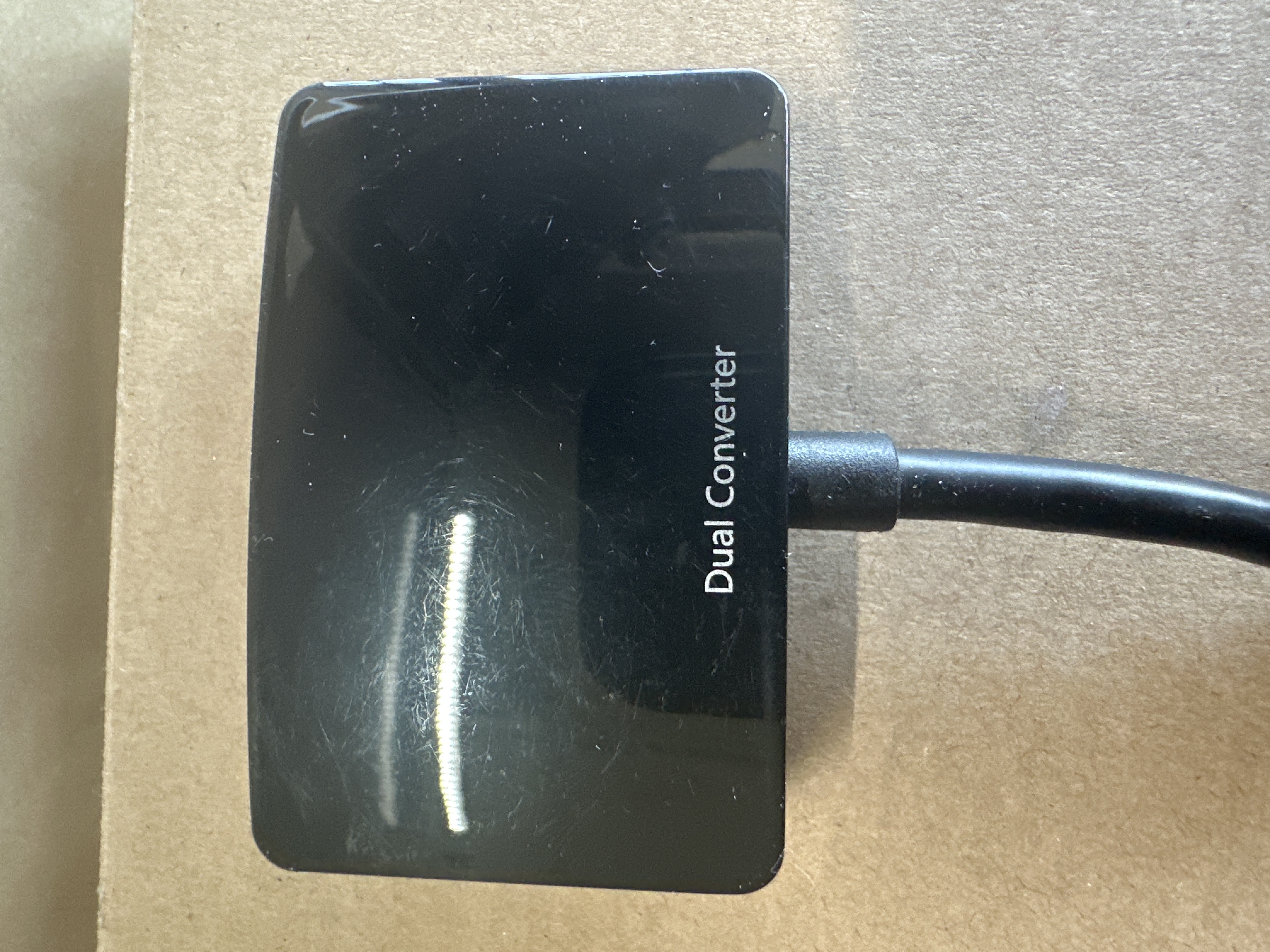 UGreen Mini Display Port to HDMI &amp; VGA Dual Converter Premium ABS Case (Black) (10439) — photo 1