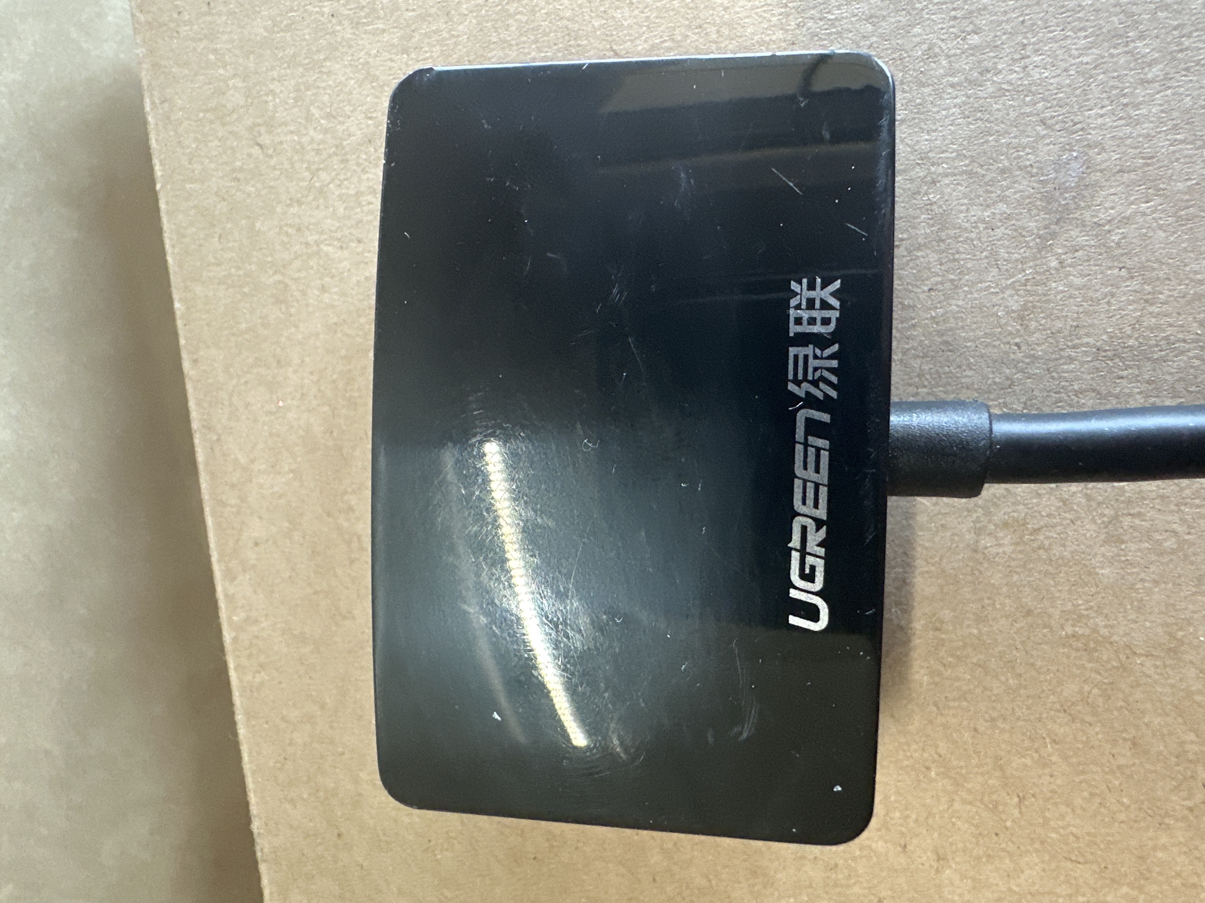 UGreen Mini Display Port to HDMI &amp; VGA Dual Converter Premium ABS Case (Black) (10439) — photo 3