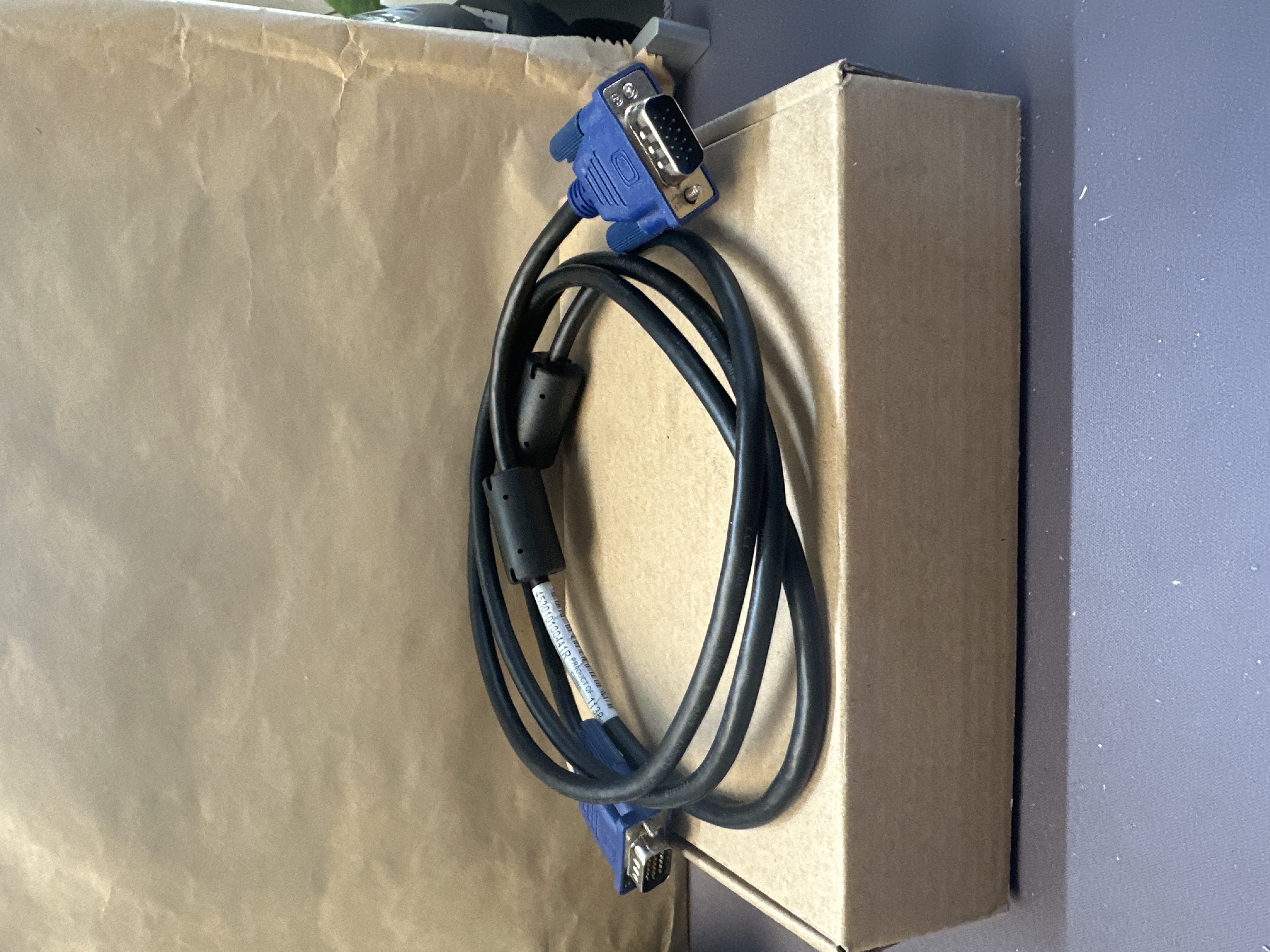 Dell 5FT 15-PIN HD VGA SVGA D-SUB Male to Monitor Video Cable — photo 1