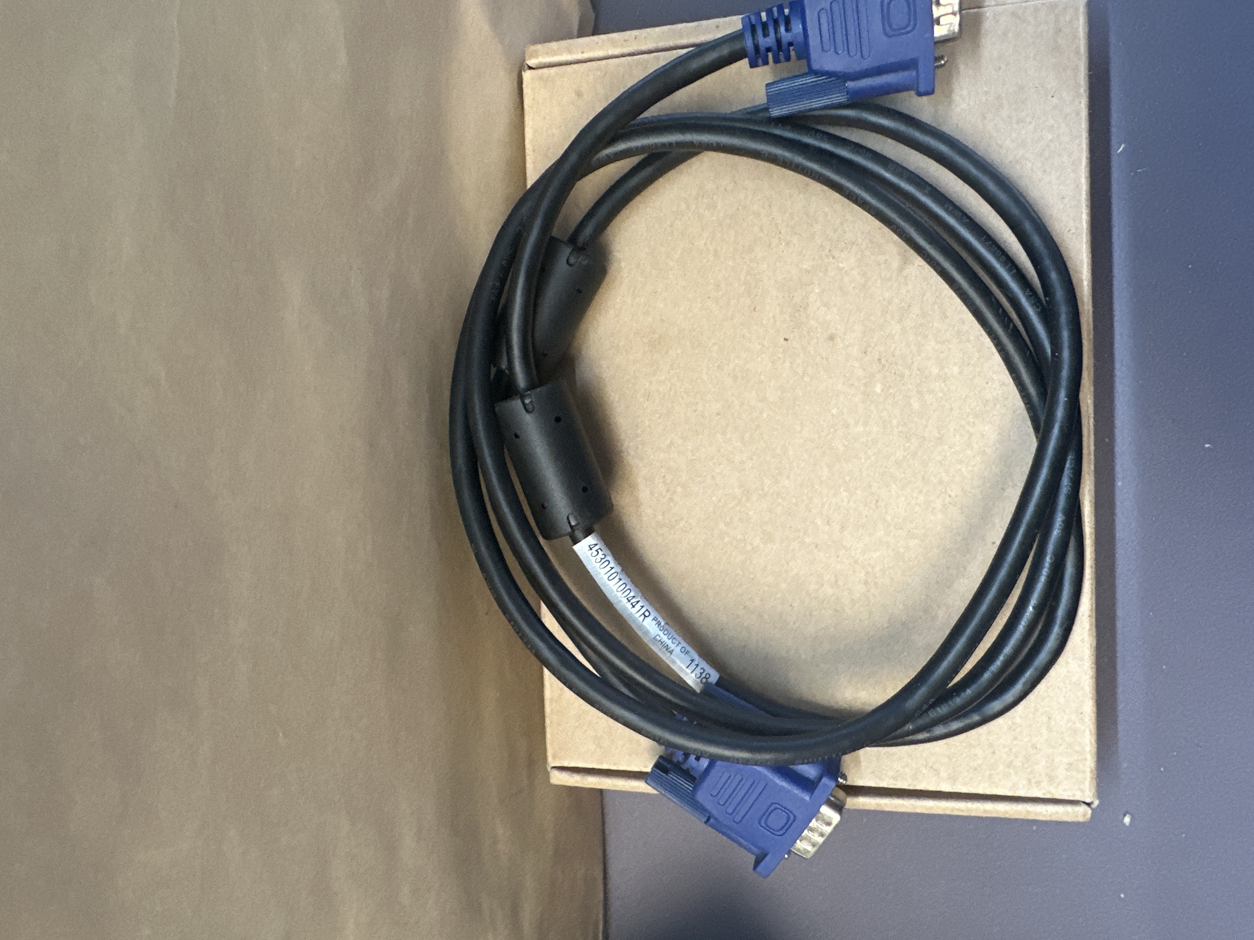 Dell 5FT 15-PIN HD VGA SVGA D-SUB Male to Monitor Video Cable — photo 2