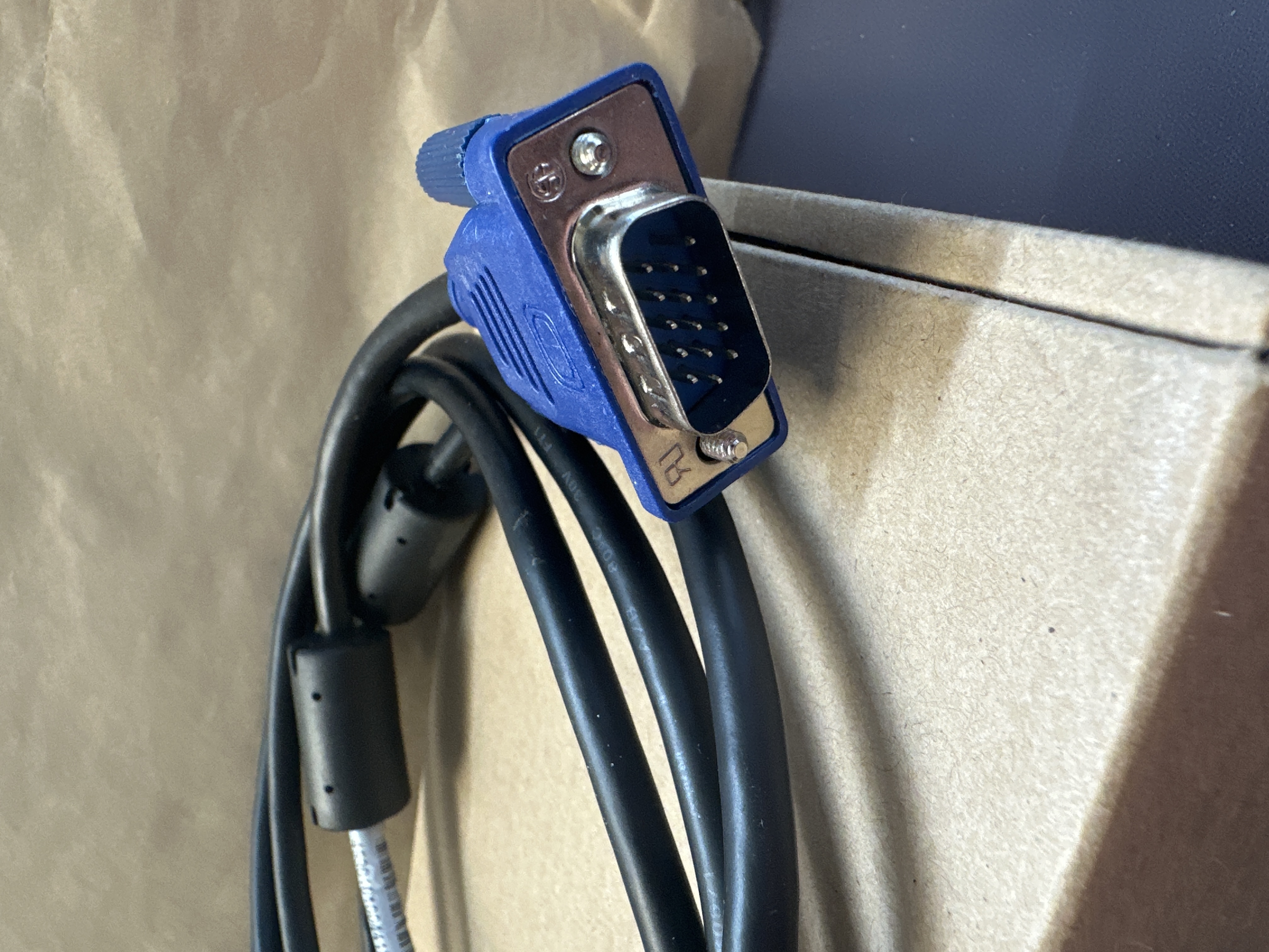 Dell 5FT 15-PIN HD VGA SVGA D-SUB Male to Monitor Video Cable — photo 3