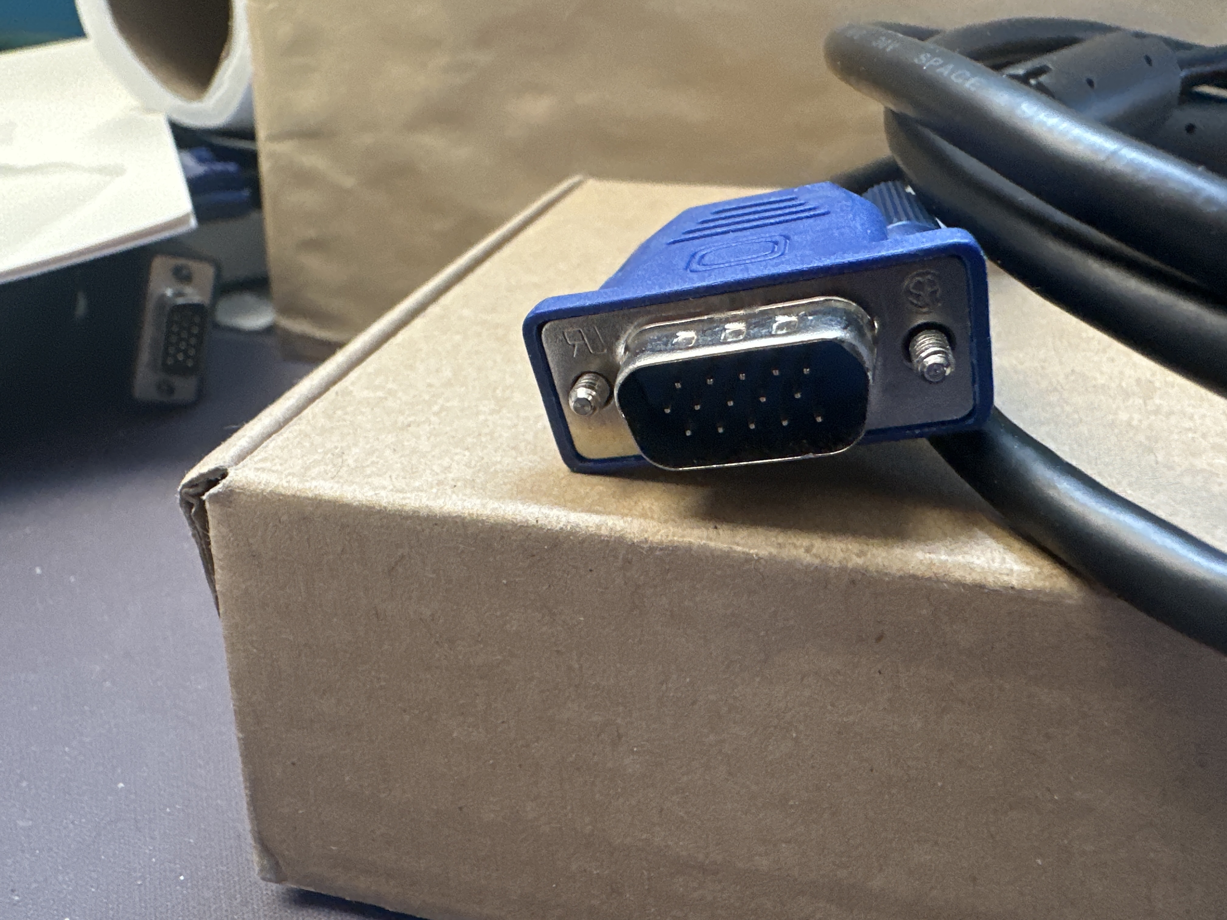 Dell 5FT 15-PIN HD VGA SVGA D-SUB Male to Monitor Video Cable — photo 4