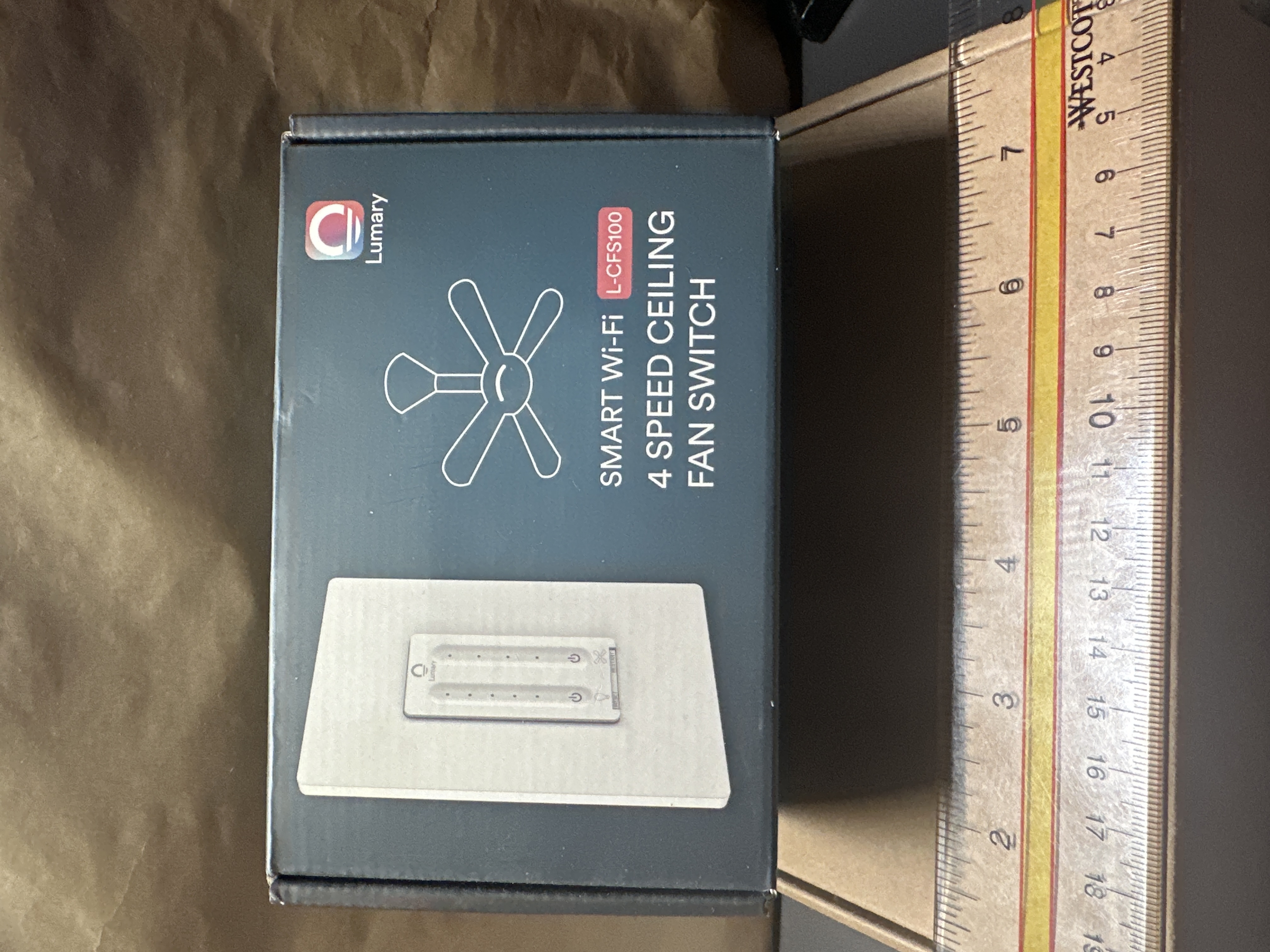 Lumary SMART Wi-Fi 4 SPEED CEILING FAN SWITCH (NEW) — photo 1