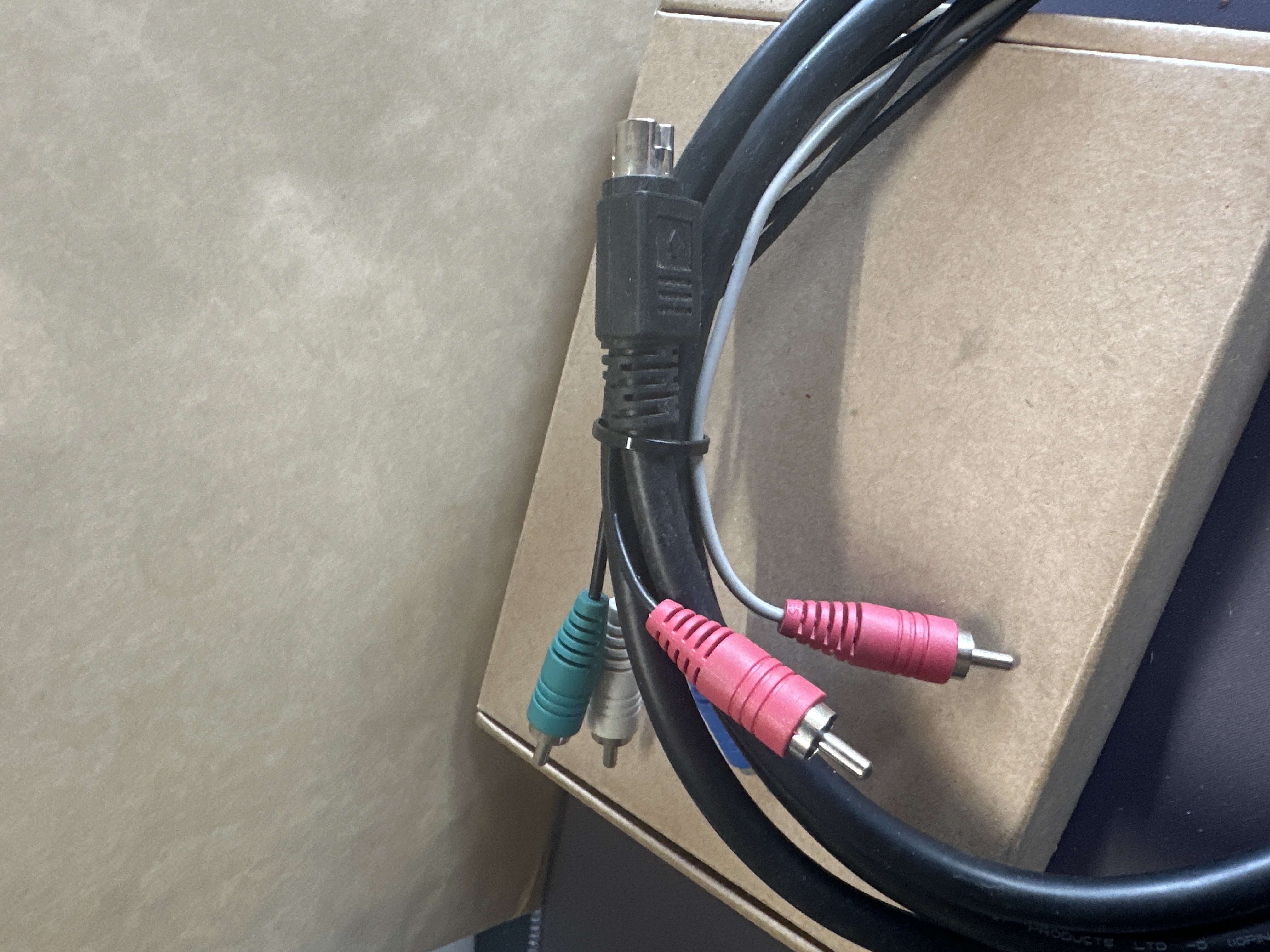10 Pin to 5 Component Cable - 6 Feet (Often Called RGB, YPbPr, or AV Cable) — photo 3
