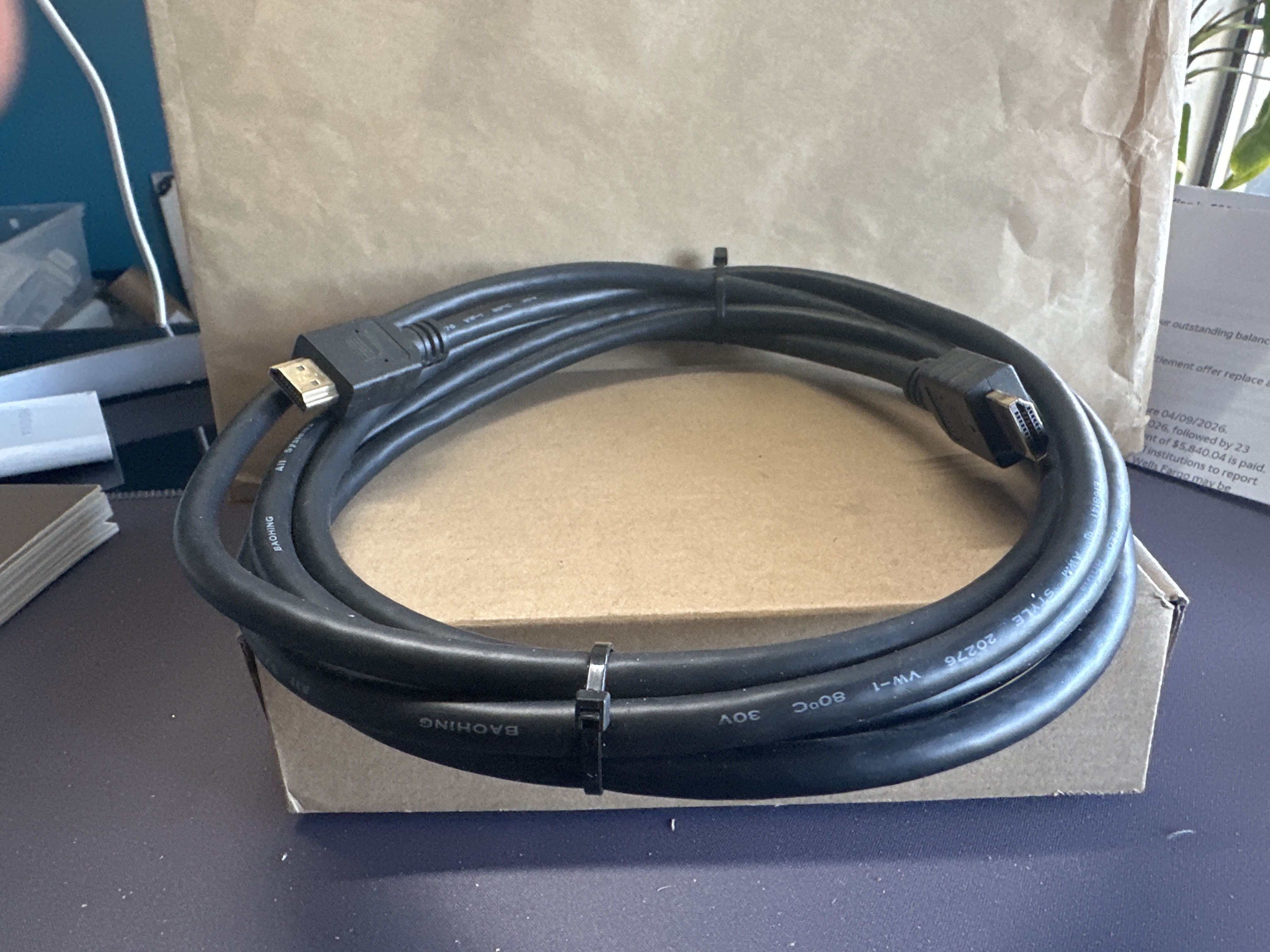 All System Broadband High speed HDMI Cable 6ft E168141 — photo 1