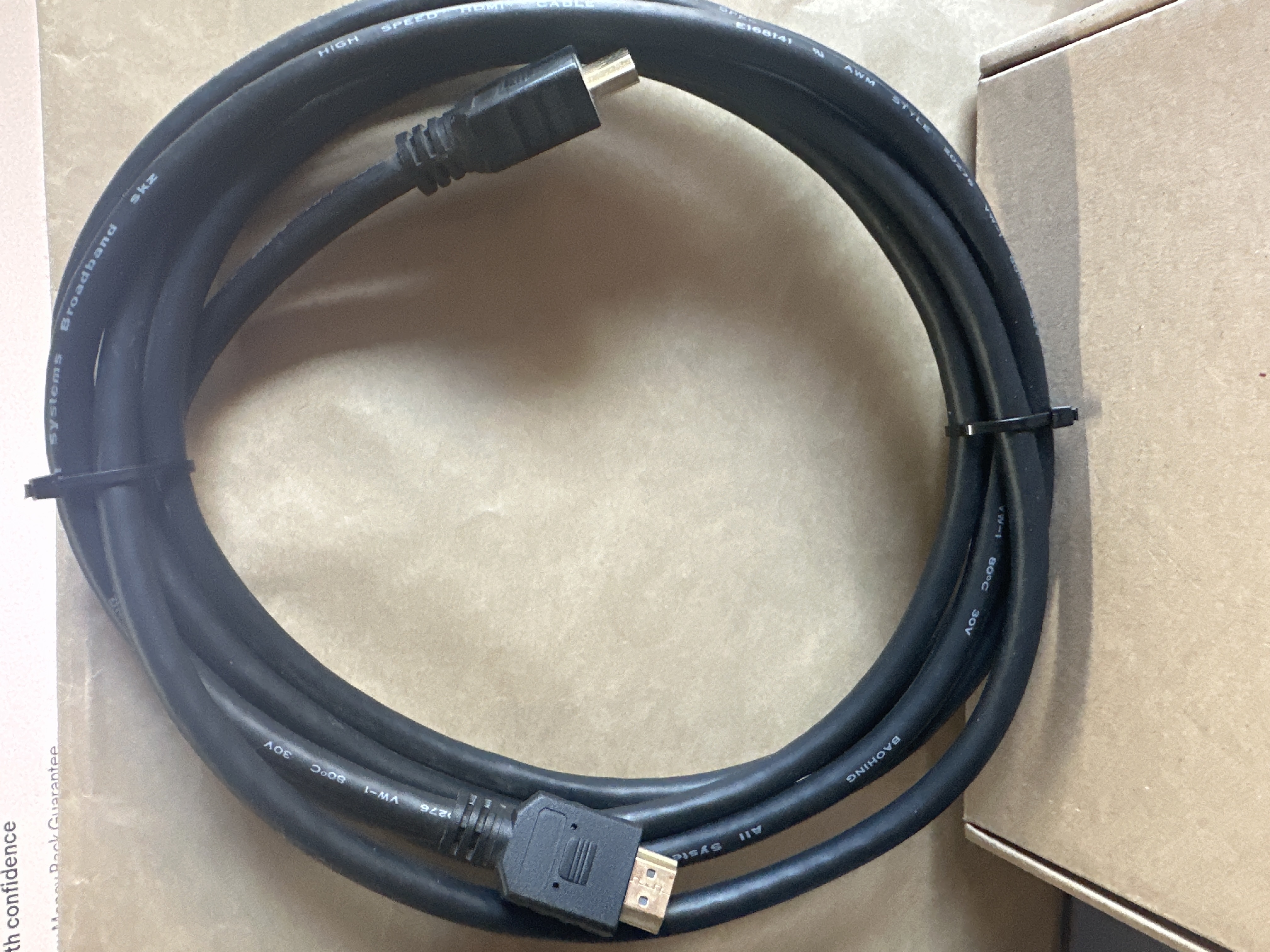 All System Broadband High speed HDMI Cable 6ft E168141 — photo 2