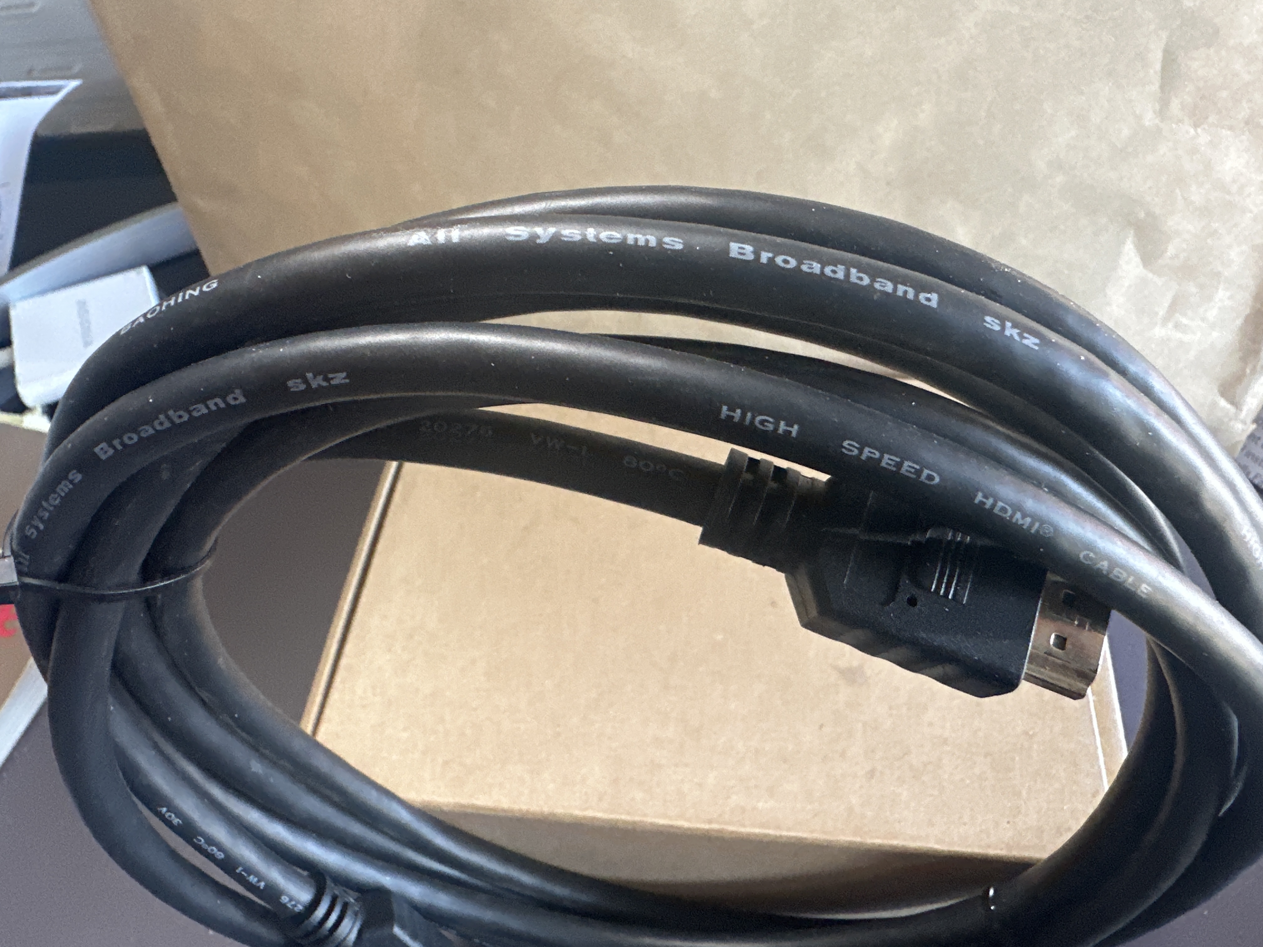 All System Broadband High speed HDMI Cable 6ft E168141 — photo 3