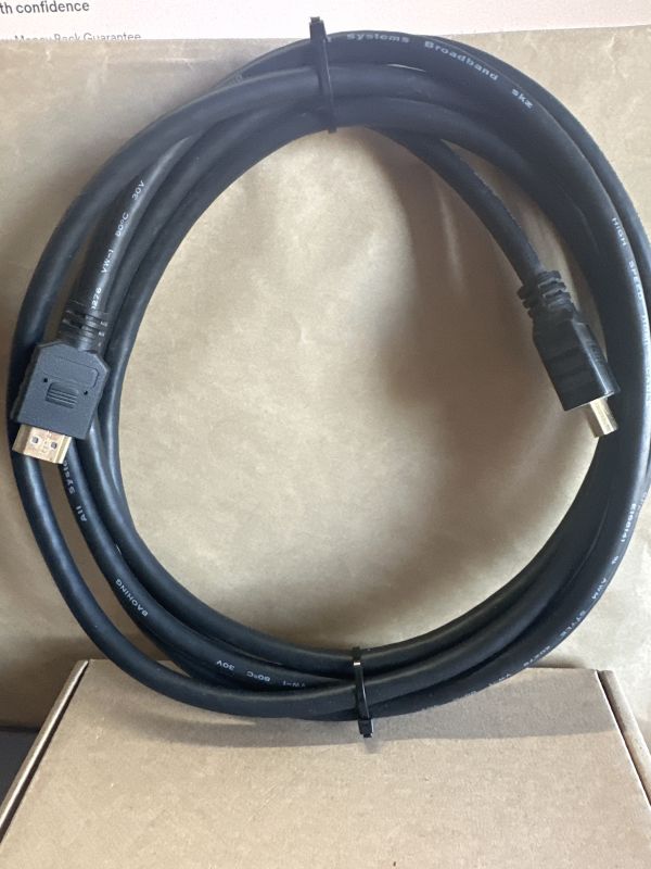 All System Broadband High speed HDMI Cable 6ft E168141
