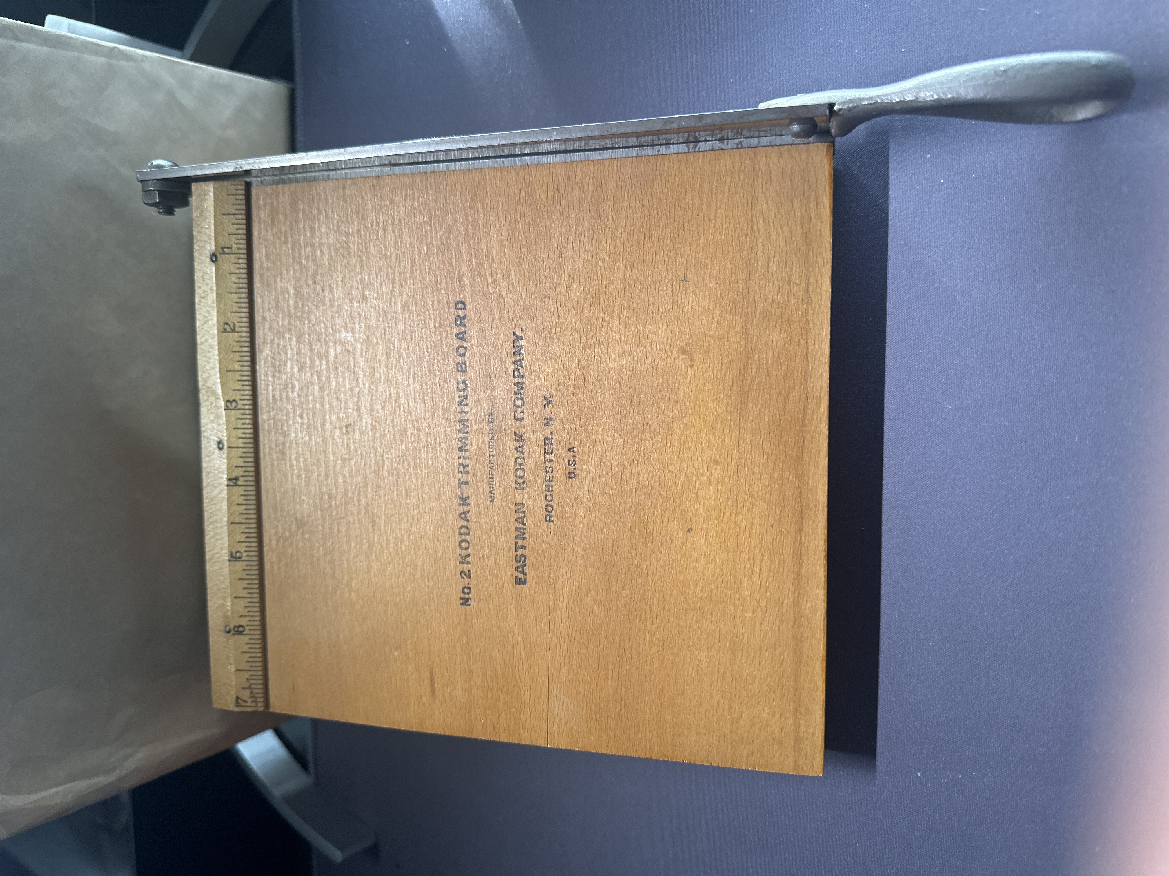 Vintage No. 2 Kodak Trimming Board — photo 2