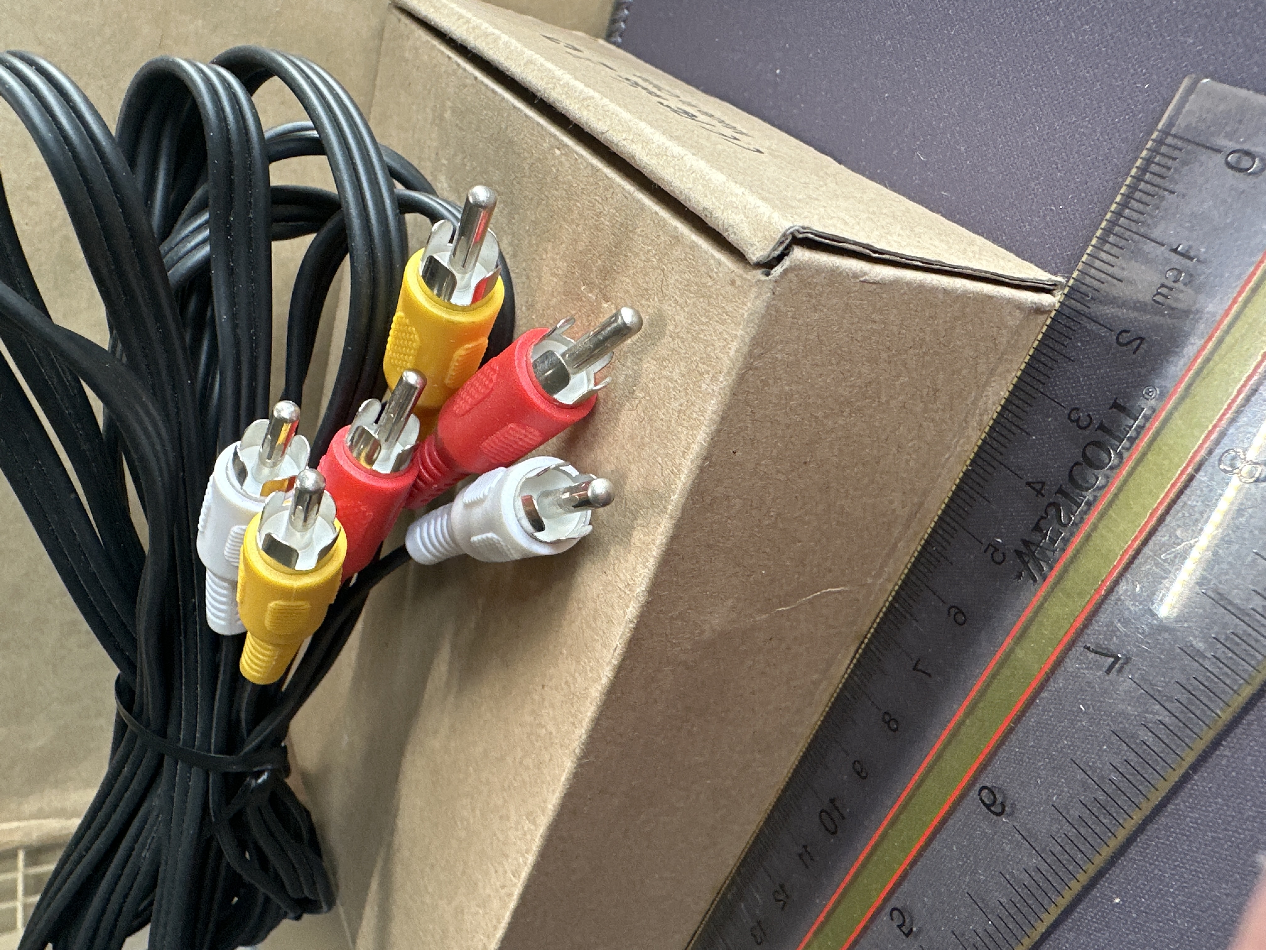3 RCA Male to Male Composite Cable  - 10 FT — photo 2