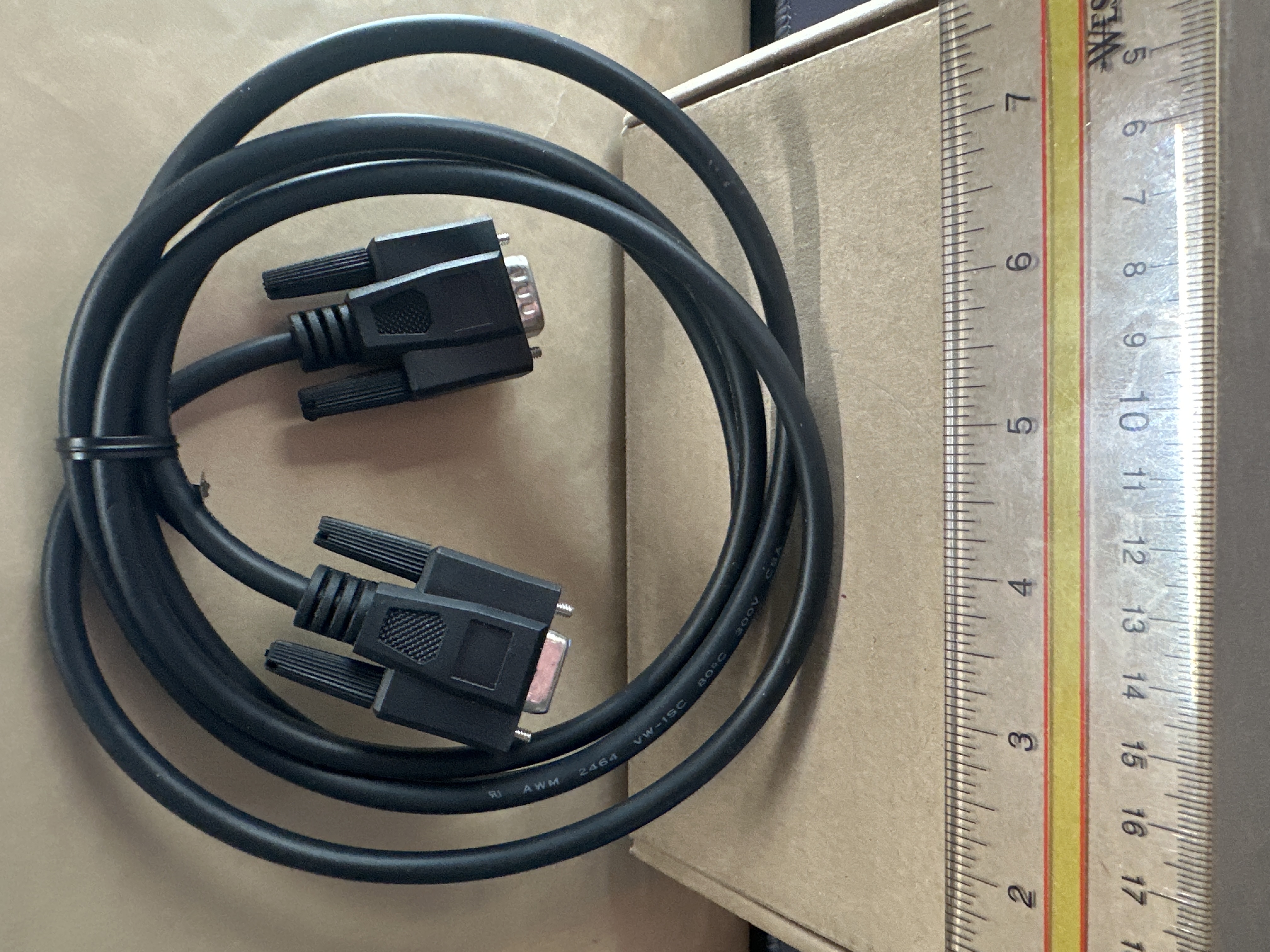 DB9 Serial Cable Male to Male 6 Feet — photo 3