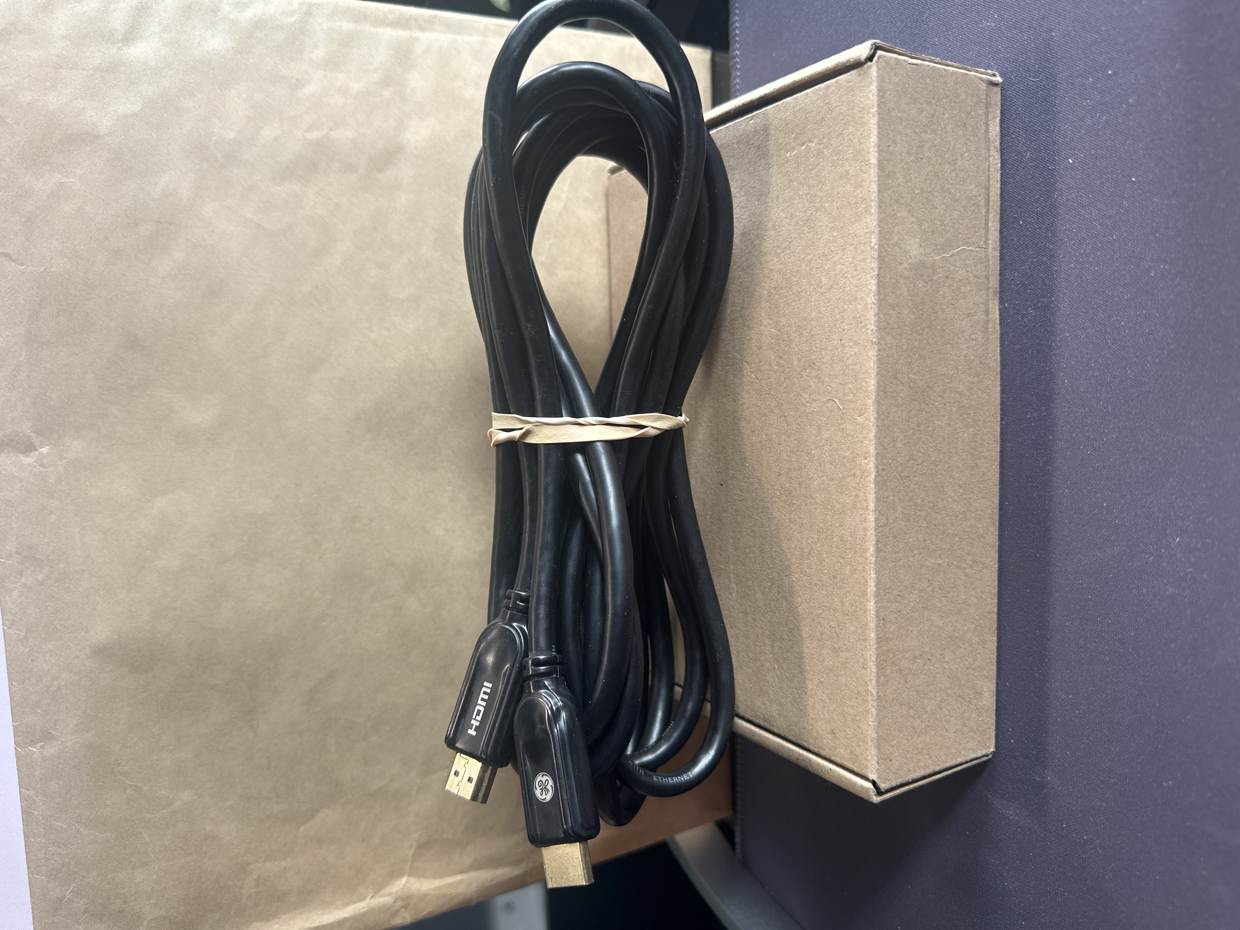 General Electric GE 27531 12ft. High-Speed HDMI Cable Black