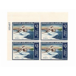 US Federal Duck Stamp 1969-1970 $3 White-Winged Scoters #RW36